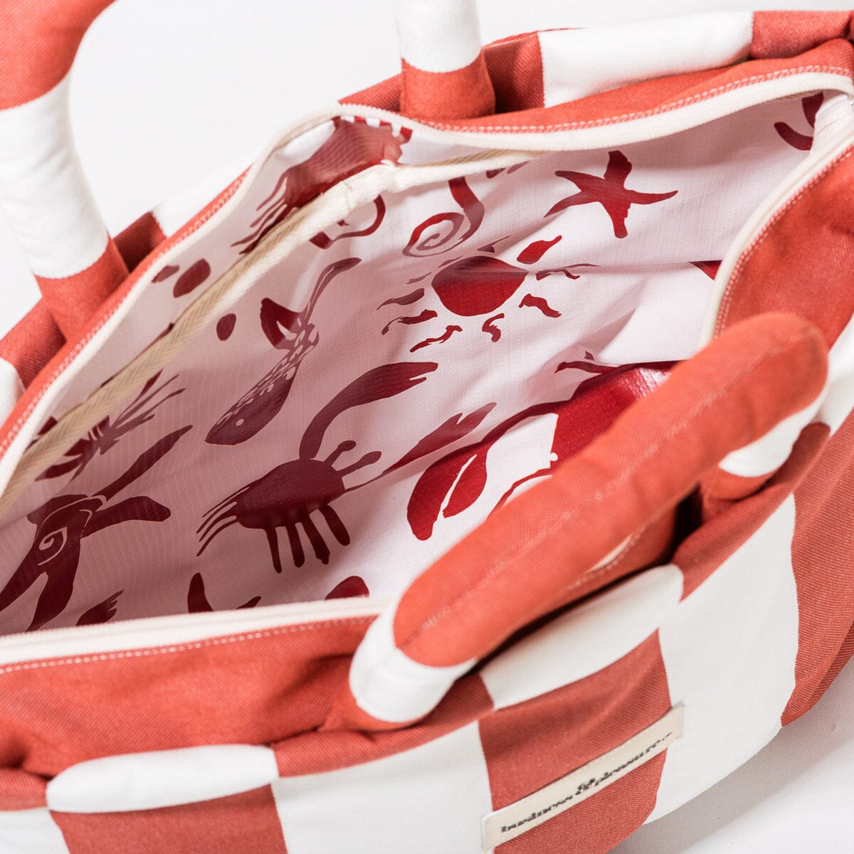 The Cloud Cooler Tote Bag - Crew Le Sirenuse Stripe Cloud Cooler Tote Bag Business & Pleasure Co.