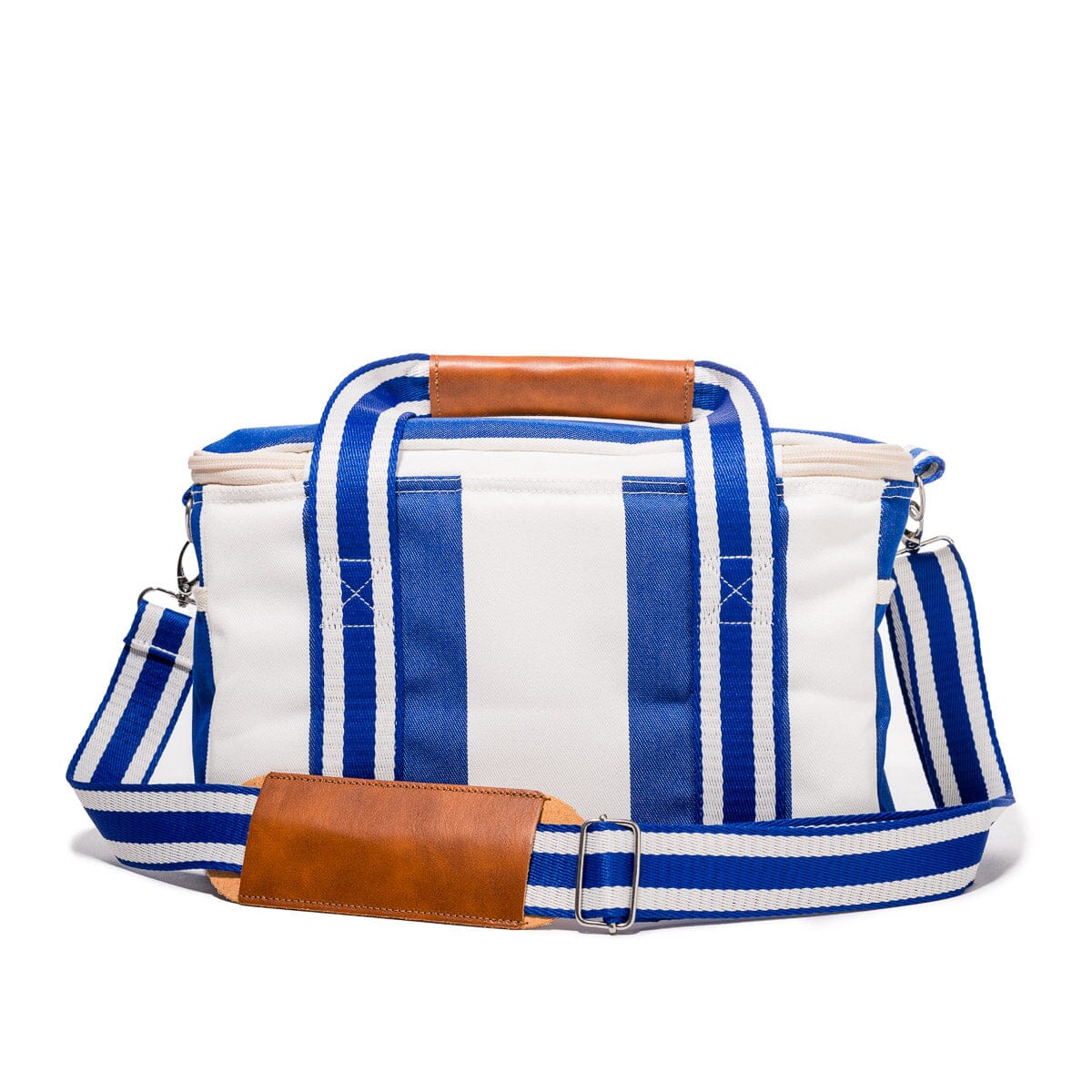 The Premium Cooler Bag - Crew Mediterranean Blue Stripe Premium Cooler Business & Pleasure Co.