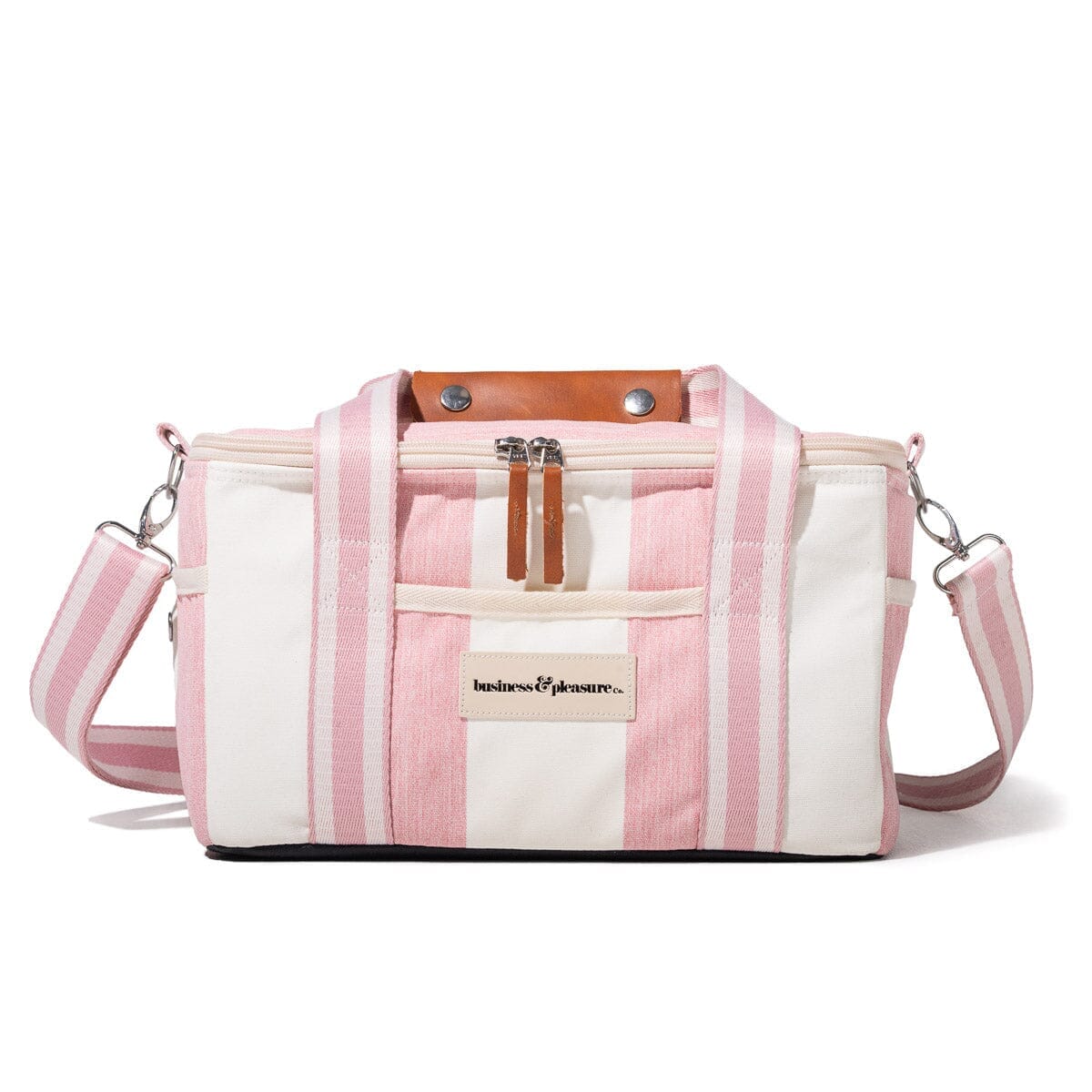 Product image of The Premium Cooler Bag - Crew Pink Stripe Premium Cooler Business & Pleasure Co.