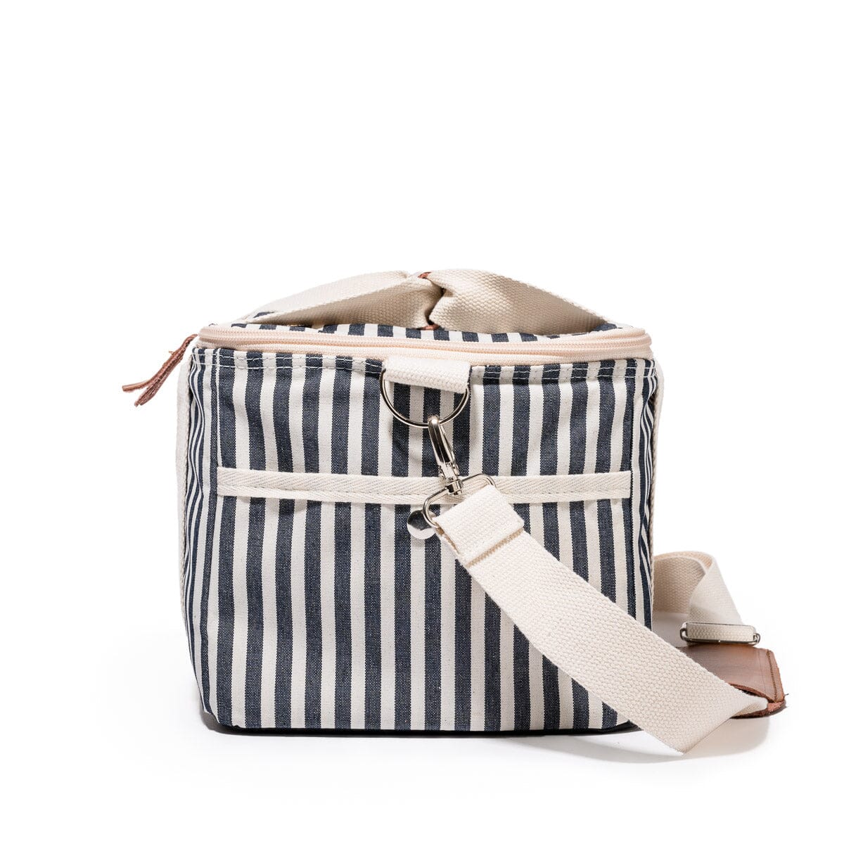 The Premium Cooler Bag - Lauren's Navy Stripe Premium Cooler Business & Pleasure Co