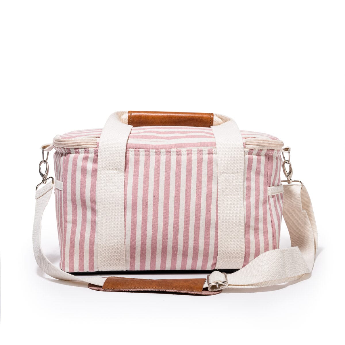 The Premium Cooler Bag - Lauren's Pink Stripe Premium Cooler Business & Pleasure Co