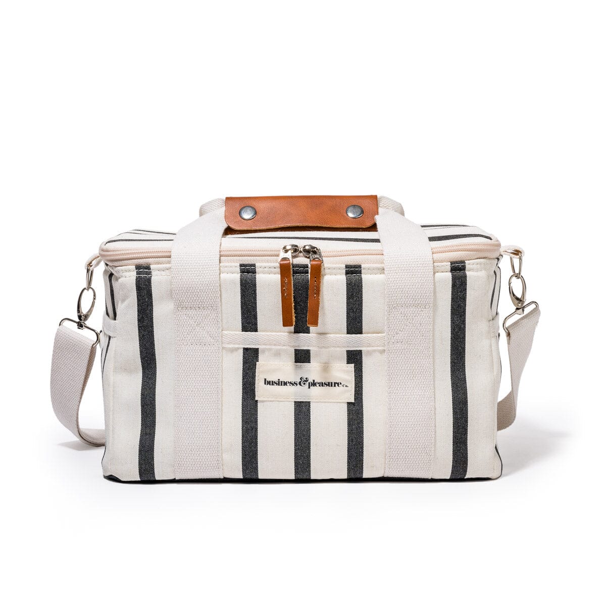 Product image of The Premium Cooler Bag - Monaco Black Stripe Premium Cooler Business & Pleasure Co