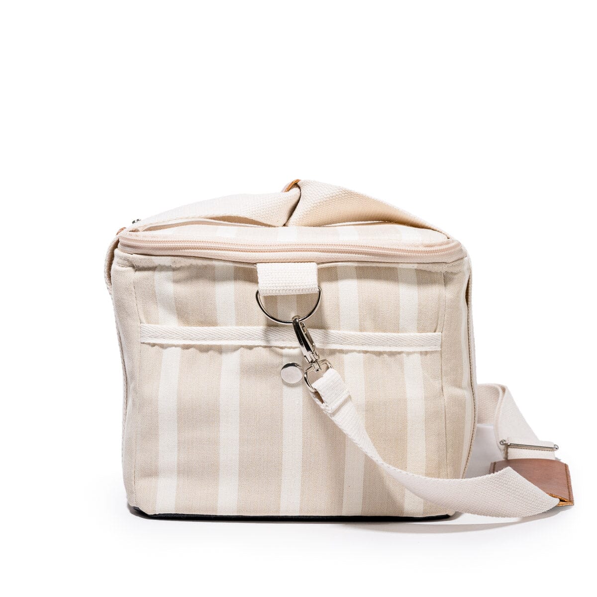 The Premium Cooler Bag - Monaco Natural Stripe Premium Cooler Business & Pleasure Co