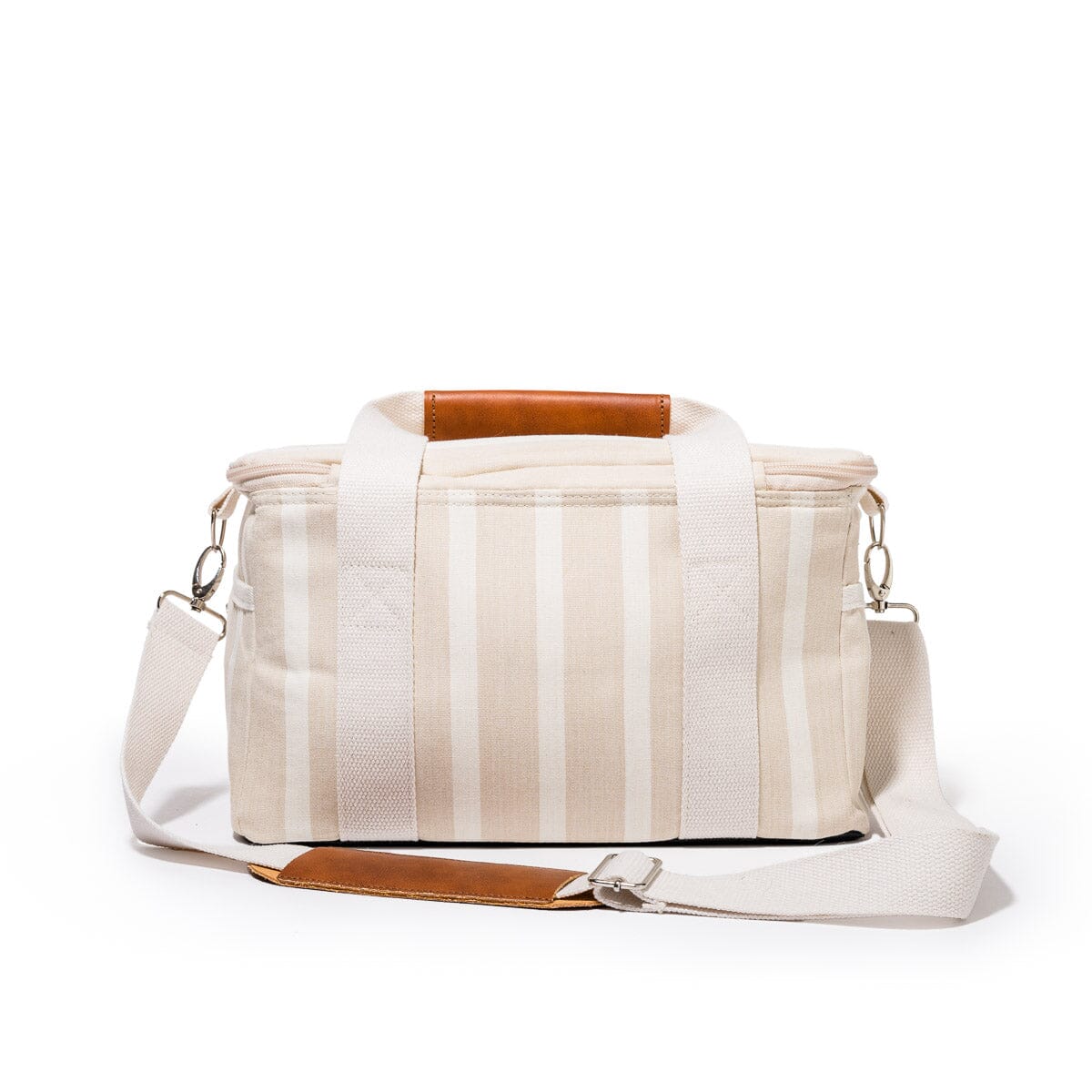 The Premium Cooler Bag - Monaco Natural Stripe Premium Cooler Business & Pleasure Co