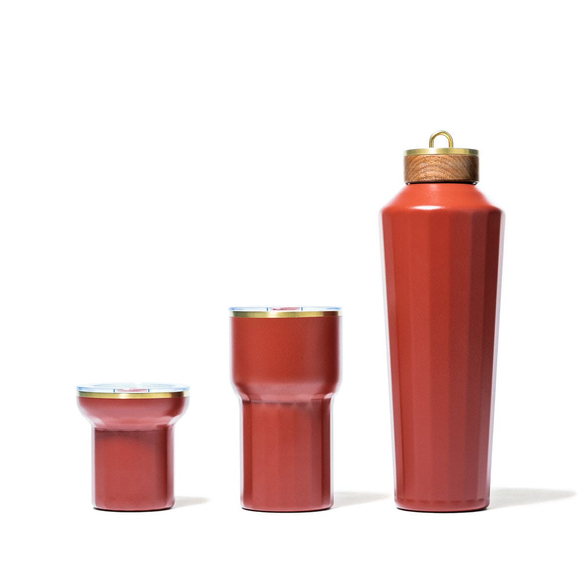 The Hemingway Drinkware - Highball - Terracotta Red - 12 Oz Drinkware Business & Pleasure Co.