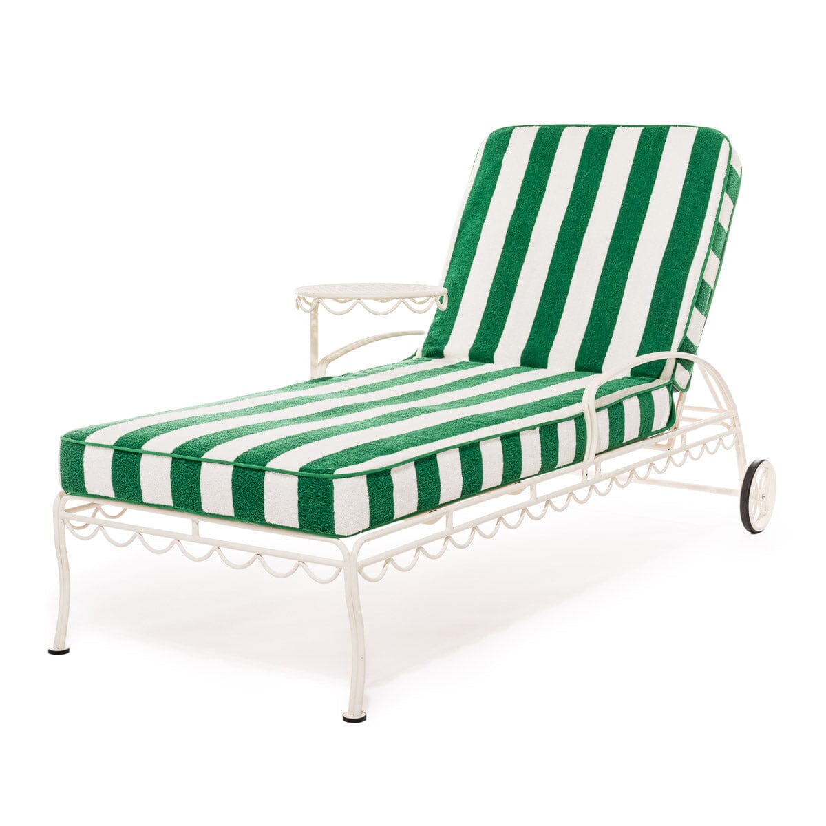 Product image of The Lounger Towel - Crew Canyon Green Stripe Lounger Towel Business & Pleasure Co.