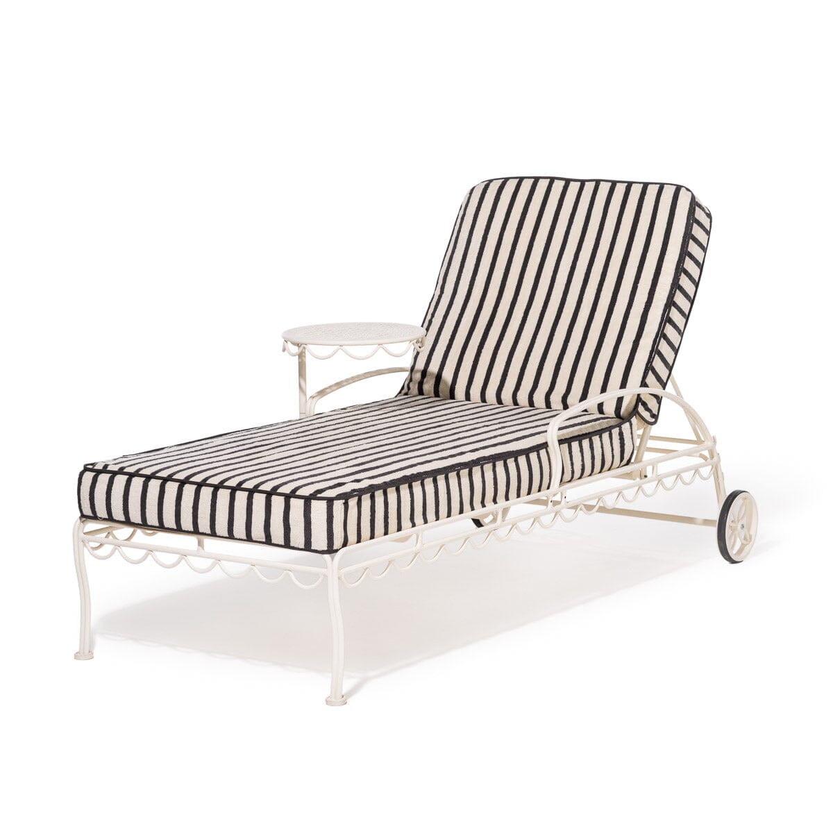 Product image of The Lounger Towel - Monaco Black Stripe Lounger Towel Business & Pleasure Co.