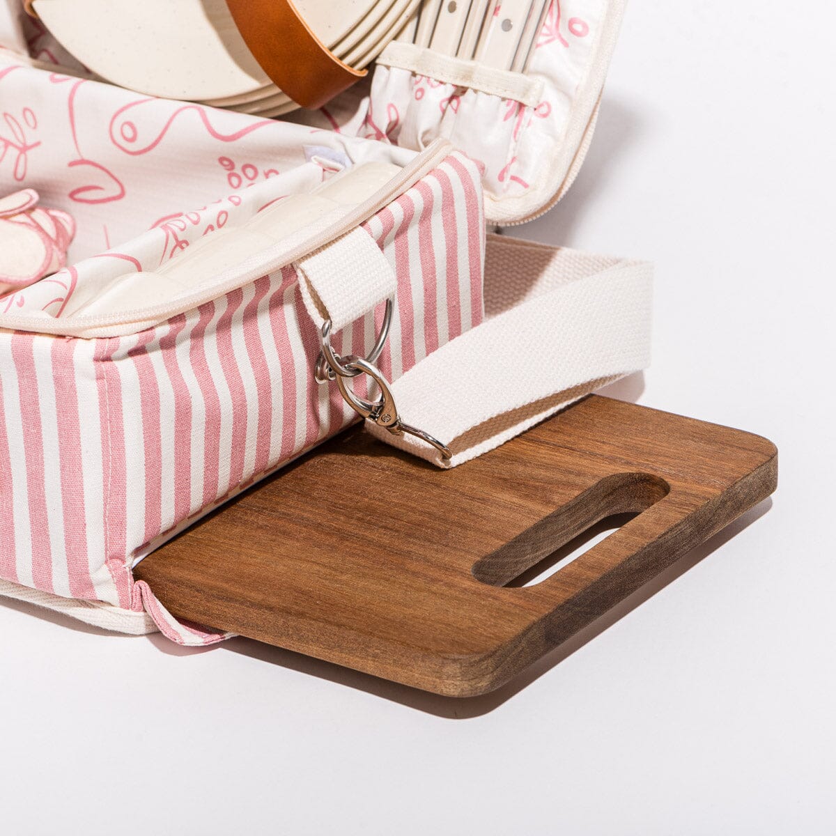 The Picnic Set - Laurens Pink Stripe Picnic Set Business & Pleasure Co