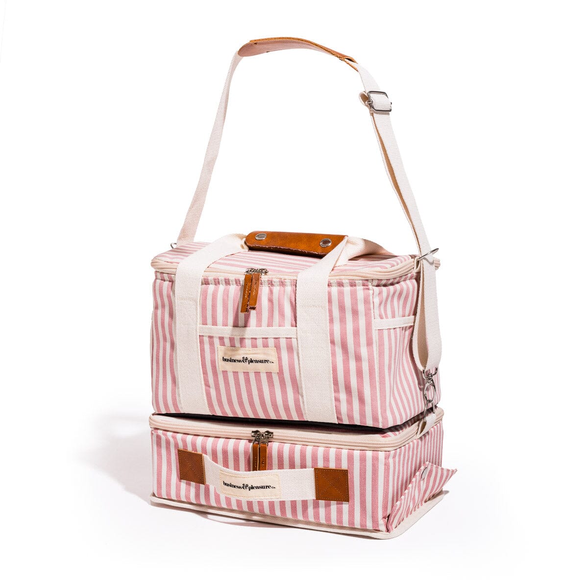 The Picnic Set - Laurens Pink Stripe Picnic Set Business & Pleasure Co