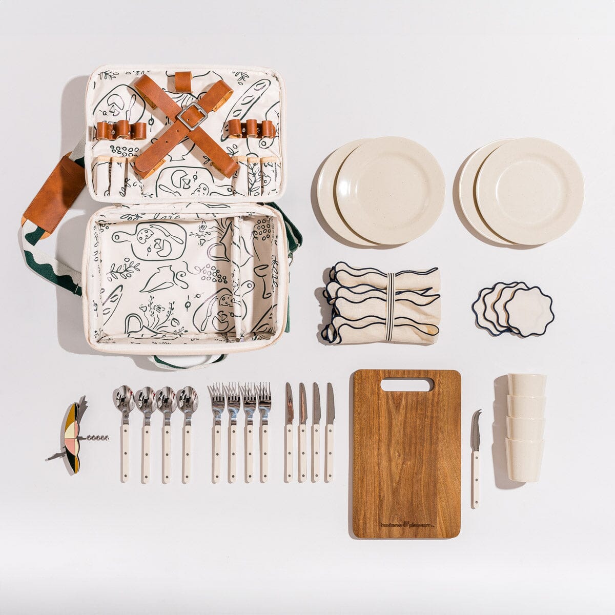 The Picnic Set - Rivie Green Picnic Set Business & Pleasure Co.
