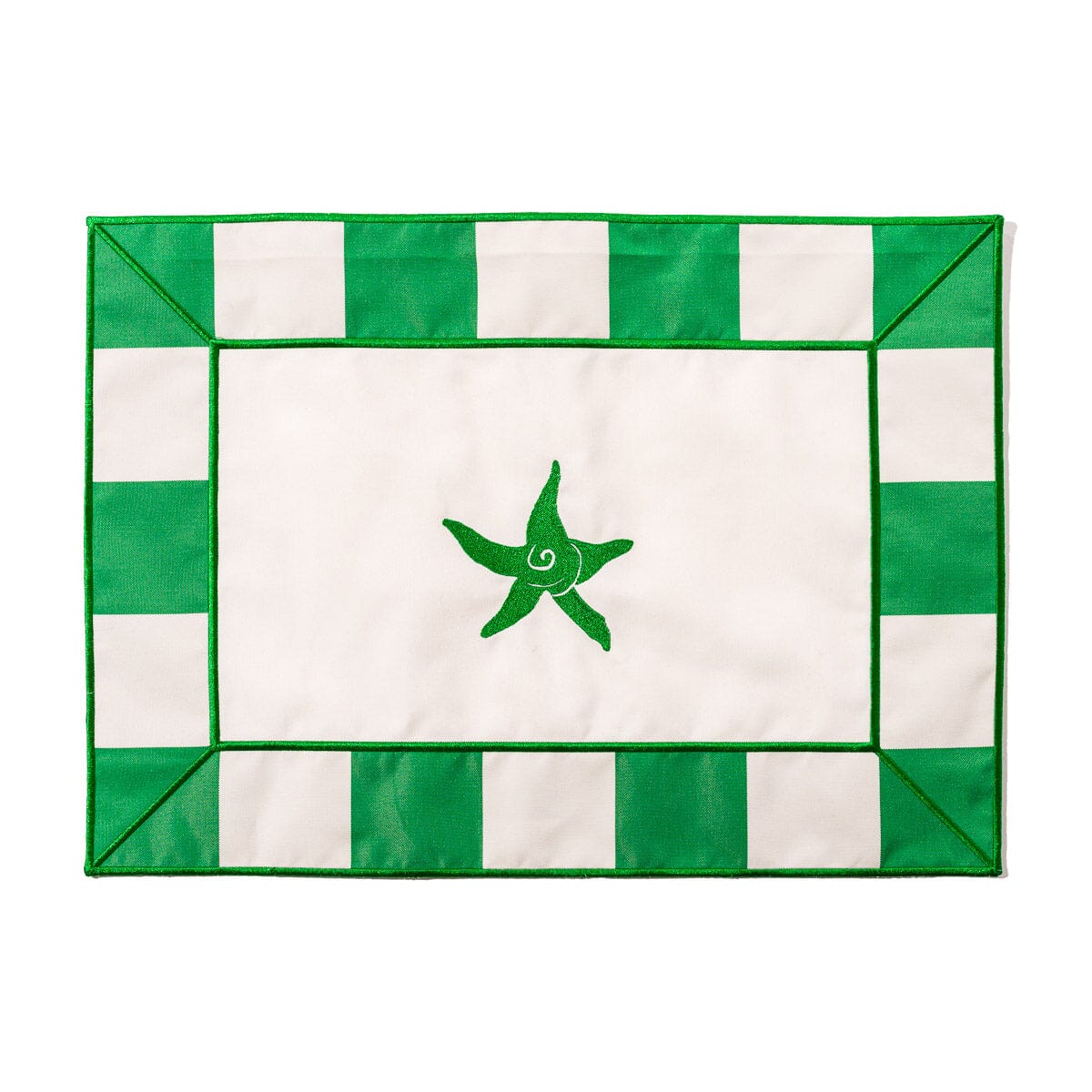 The Placemat - Crew Canyon Green Stripe Placemat Business & Pleasure Co.