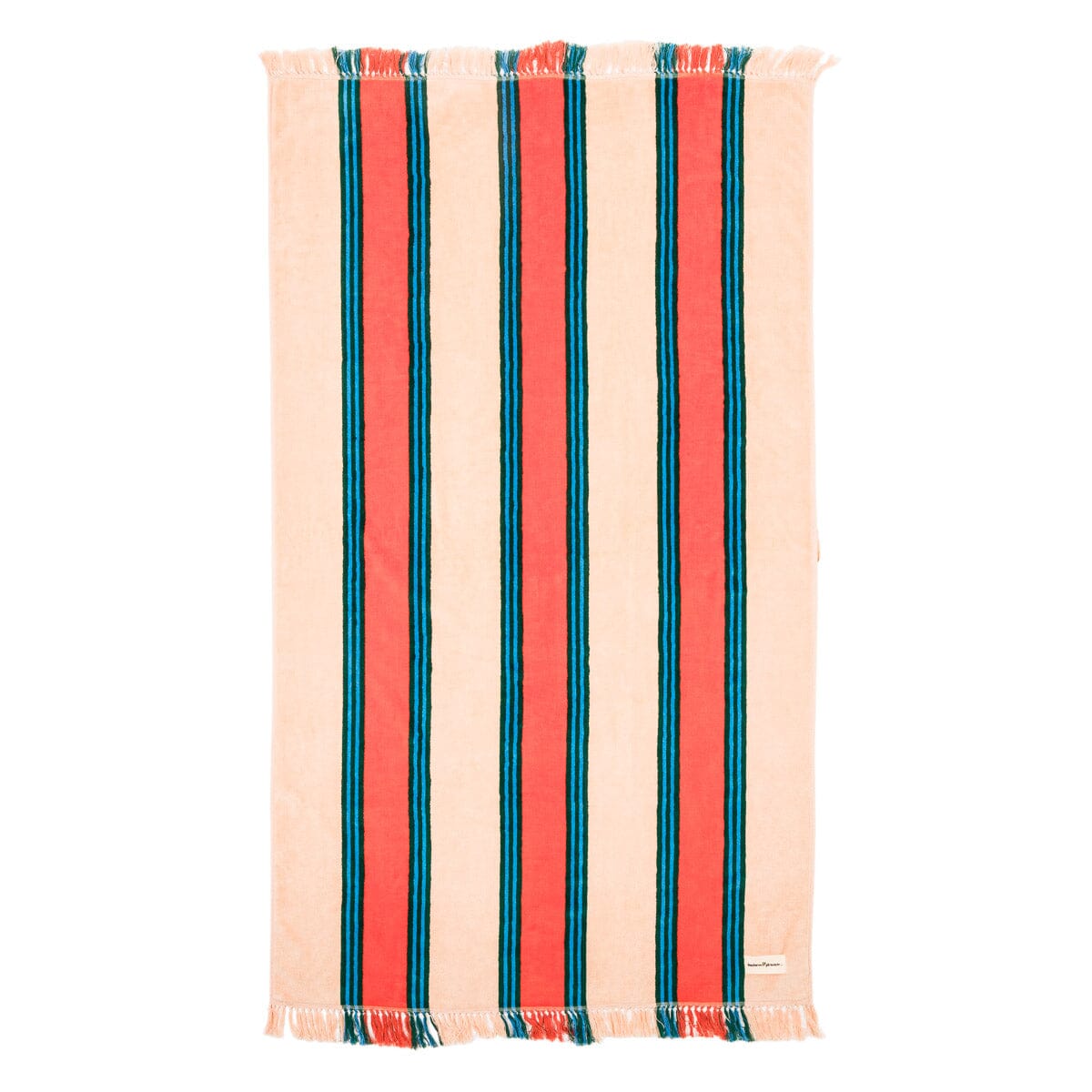 The Beach Towel - Bistro Dusty Pink Stripe Beach Towel Business & Pleasure Co