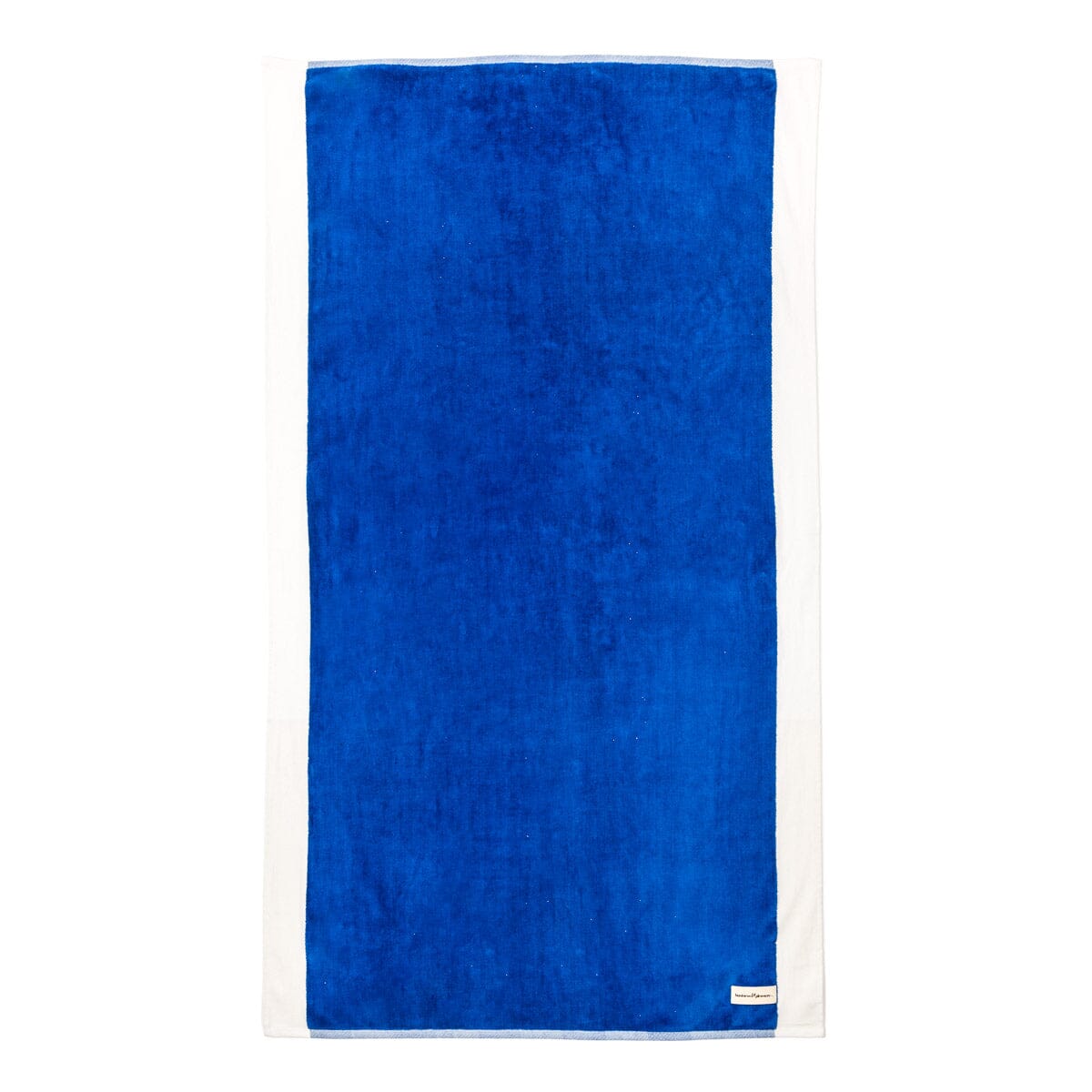The Beach Towel - Crew Mediterranean Blue Stripe Beach Towel Business & Pleasure Co.