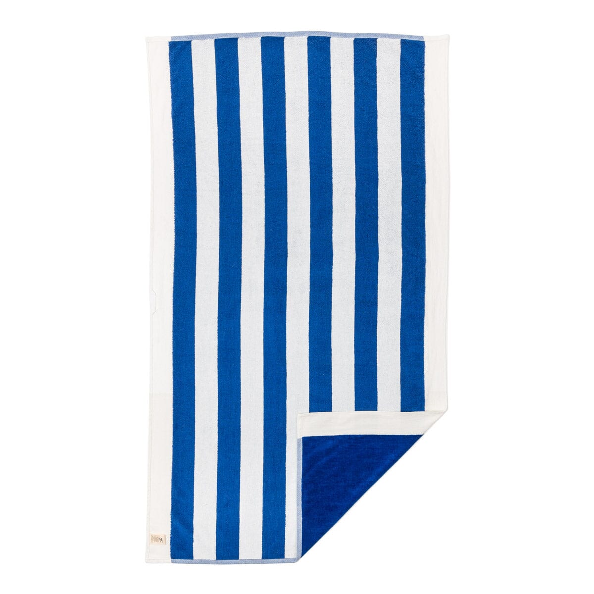 The Beach Towel - Crew Mediterranean Blue Stripe Beach Towel Business & Pleasure Co.