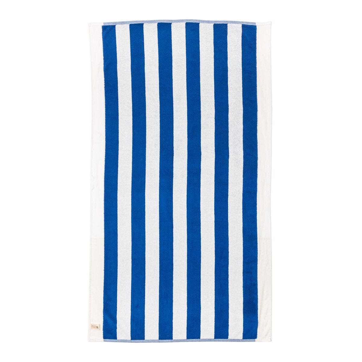 The Beach Towel - Crew Mediterranean Blue Stripe Beach Towel Business & Pleasure Co.