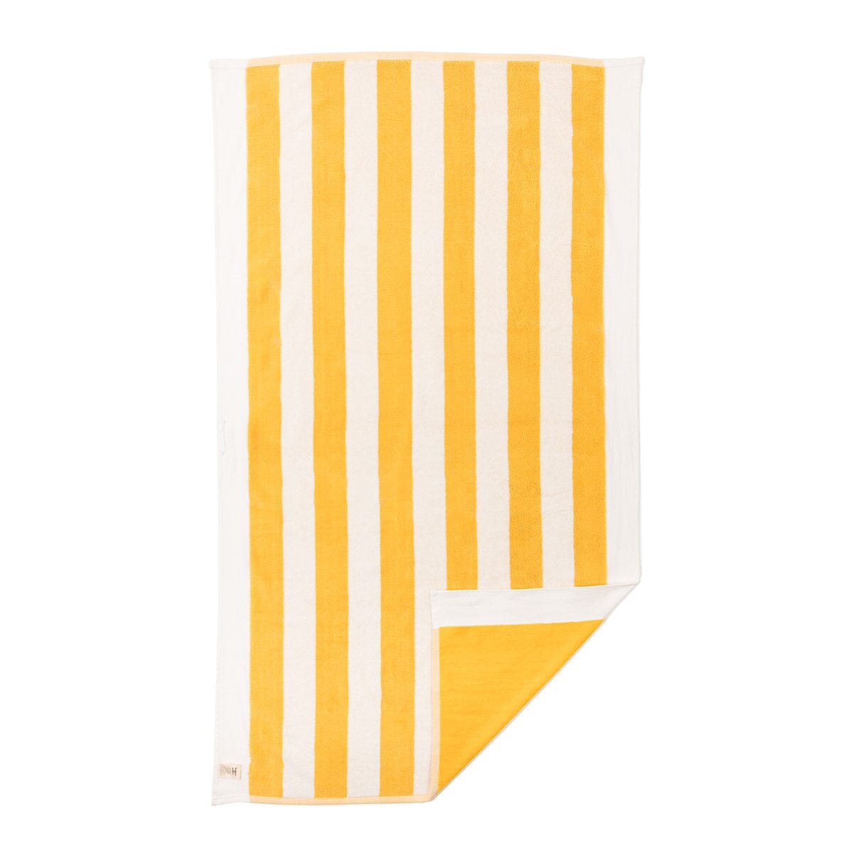 The Beach Towel - Crew Mimosa Yellow Stripe Beach Towel Business & Pleasure Co.