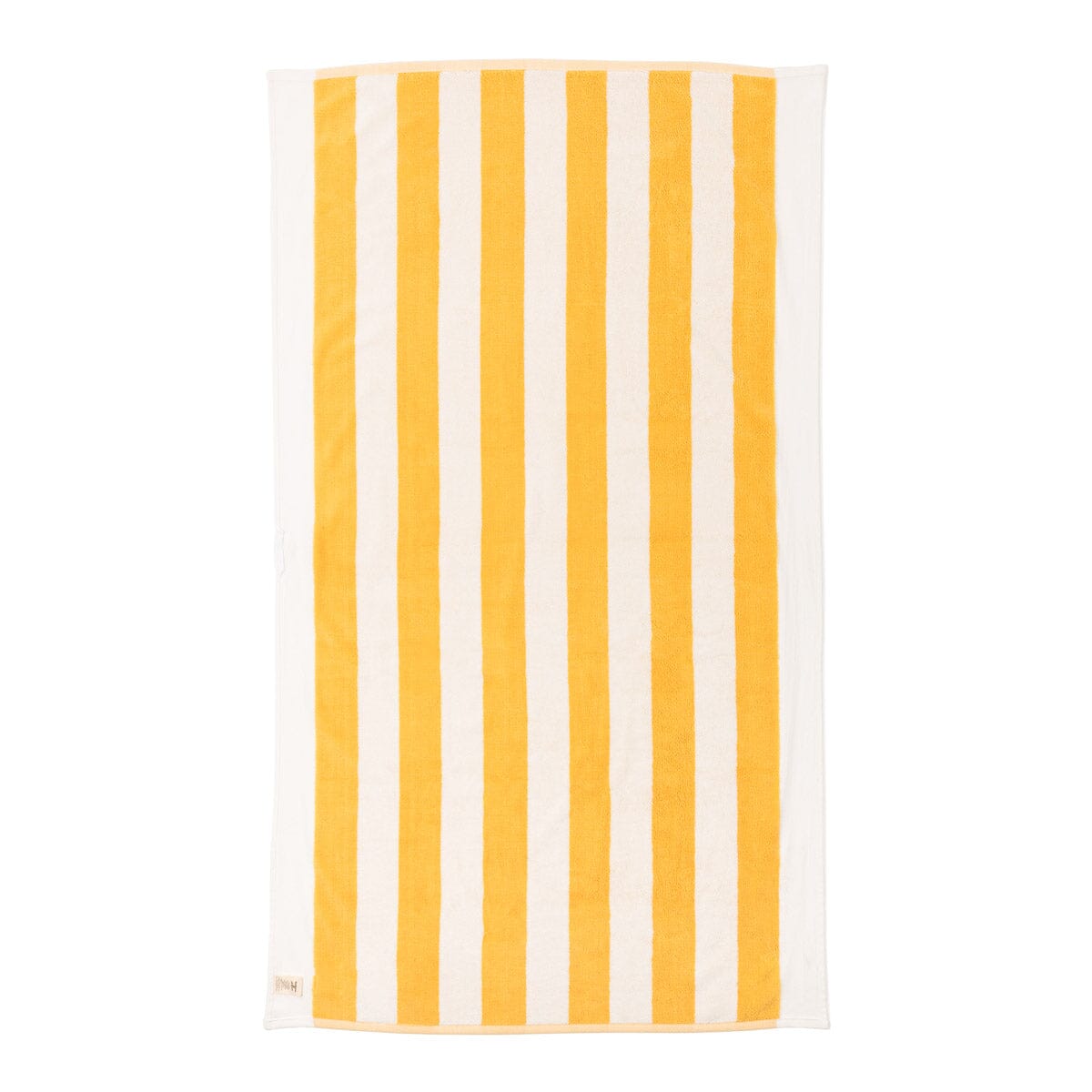 The Beach Towel - Crew Mimosa Yellow Stripe Beach Towel Business & Pleasure Co.