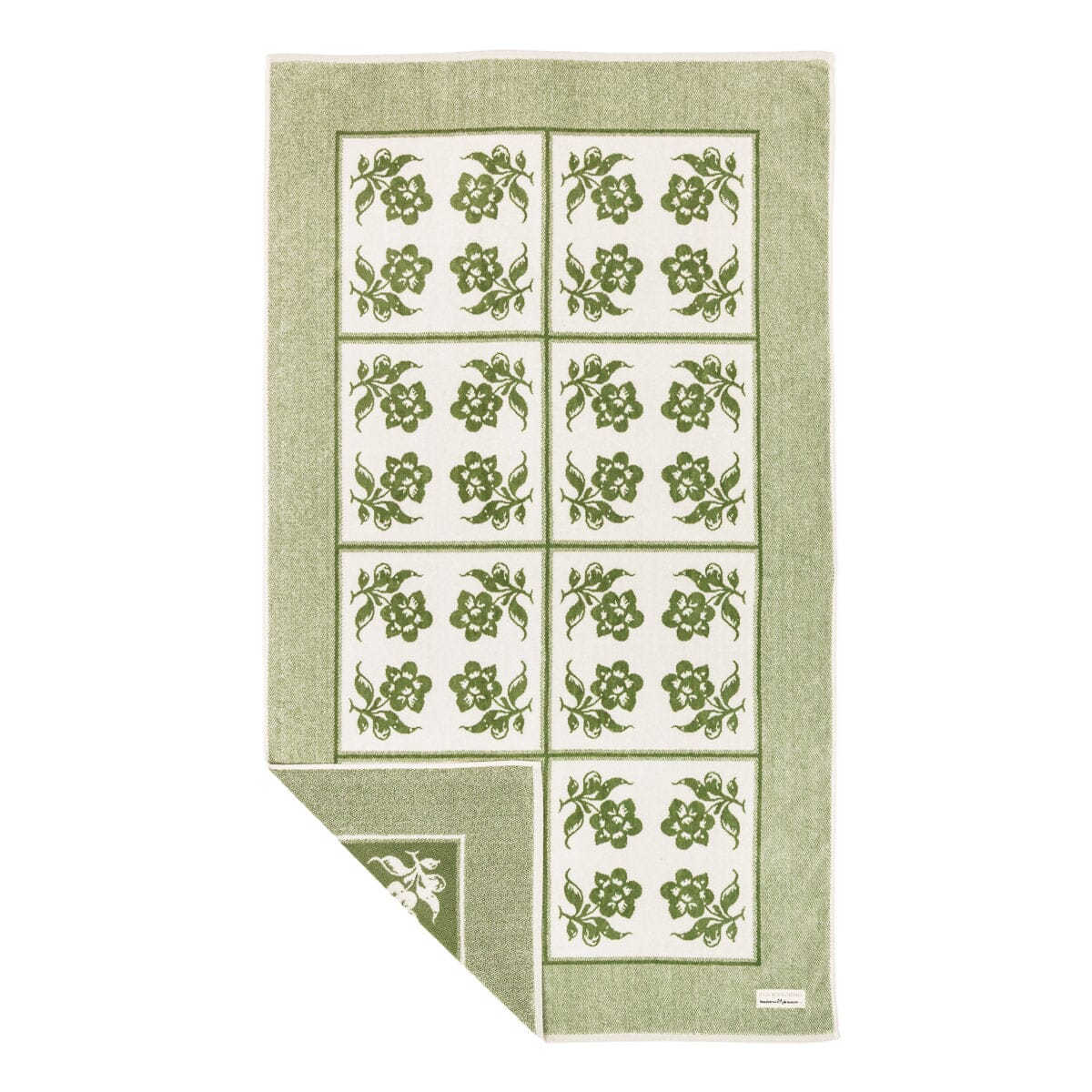 The Beach Towel x Julia Berolzheimer in Jacquard Green | Business & Pleasure Co.