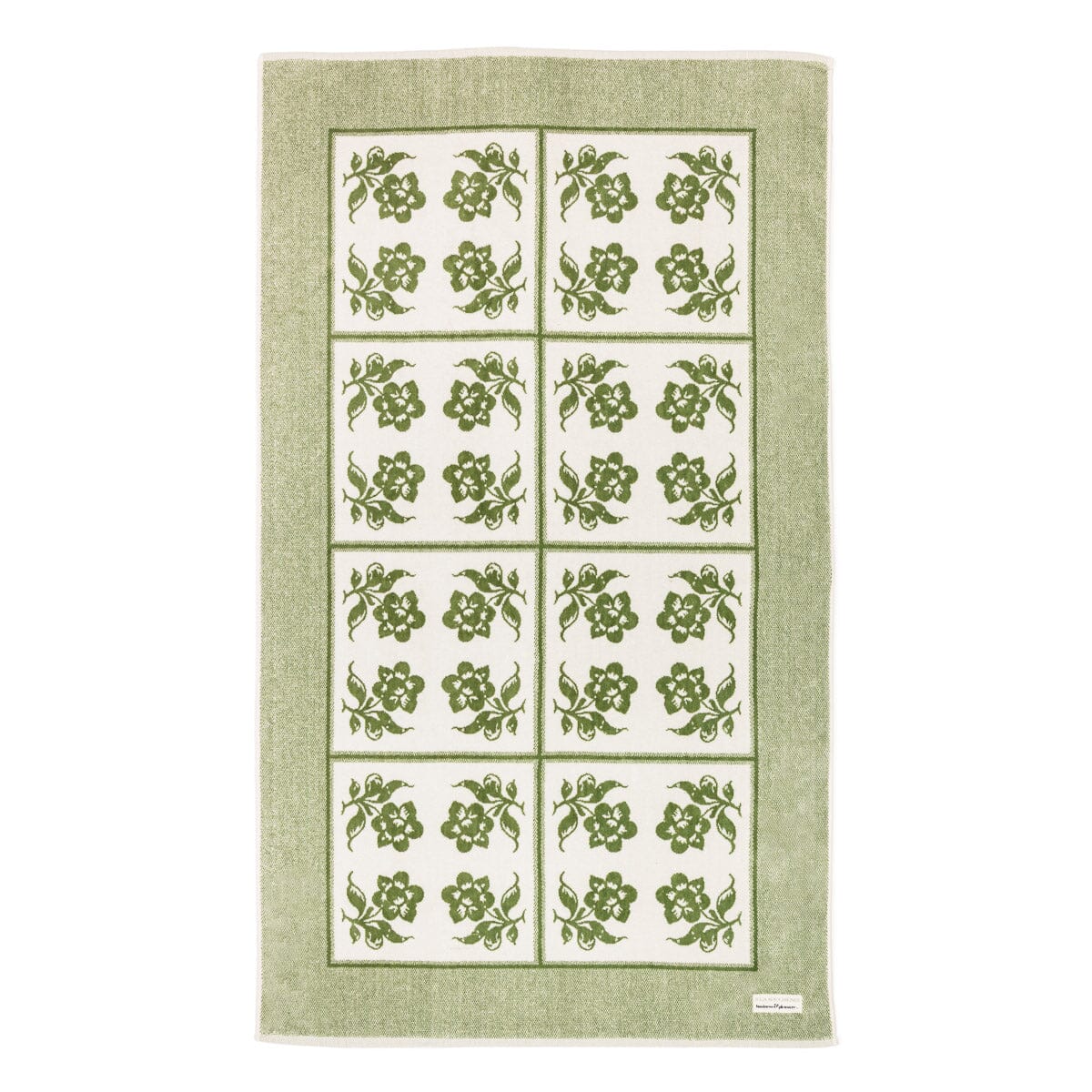 The Beach Towel x Julia Berolzheimer in Jacquard Green | Business & Pleasure Co.