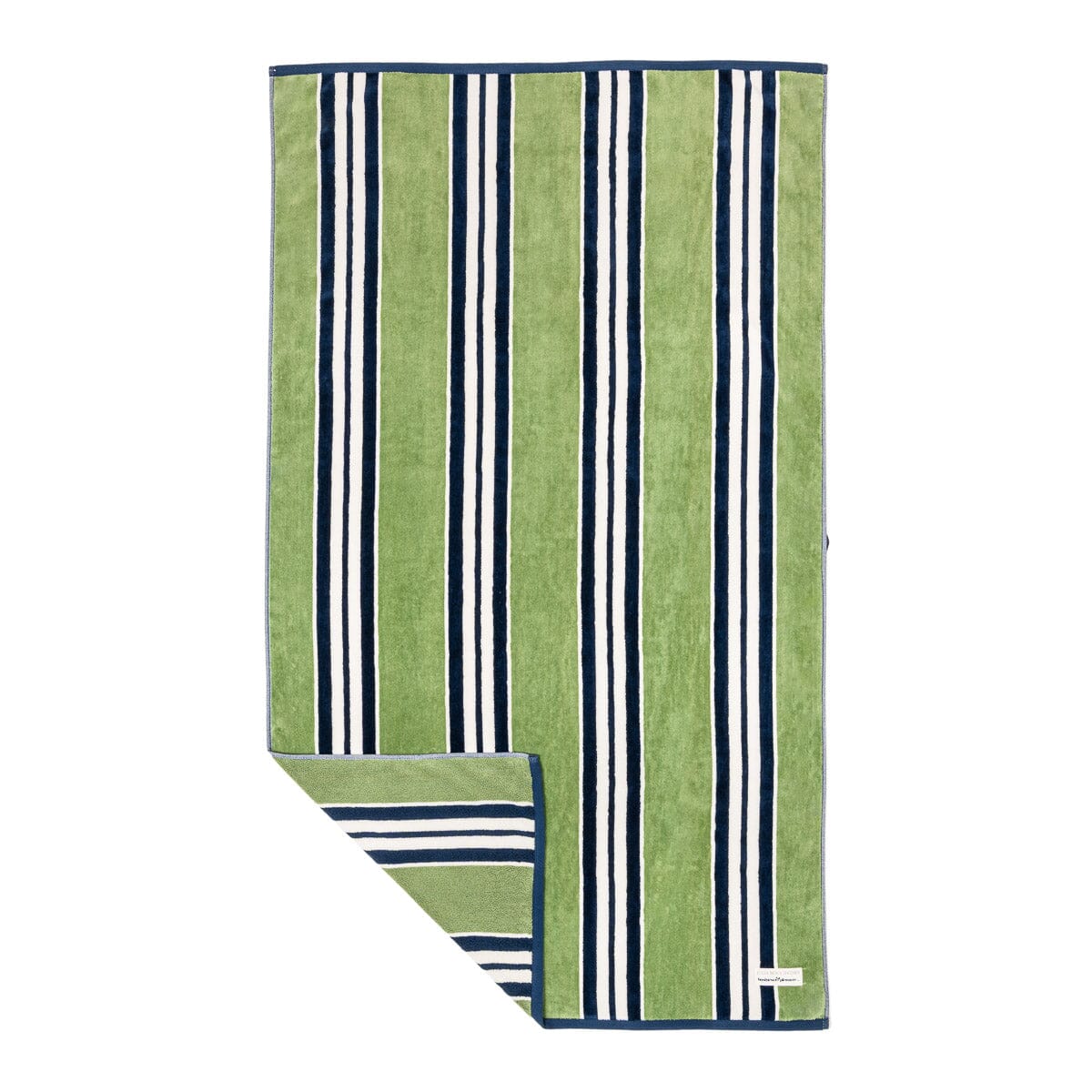 The Beach Towel x Julia Berolzheimer Green Stripes | Business & Pleasure Co.