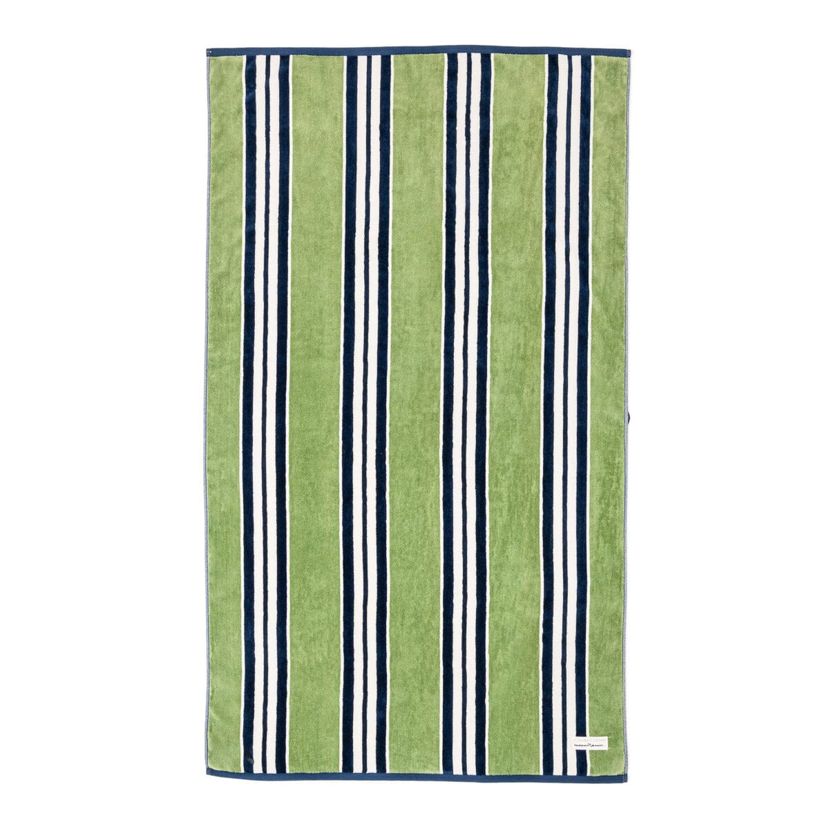 The Beach Towel x Julia Berolzheimer Green Stripes | Business & Pleasure Co.