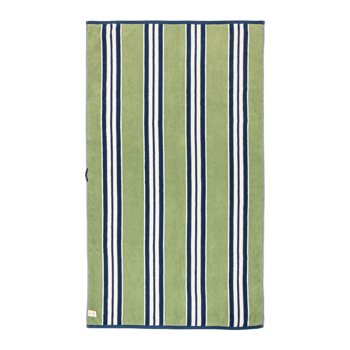 The Beach Towel x Julia Berolzheimer Green Stripes | Business & Pleasure Co.