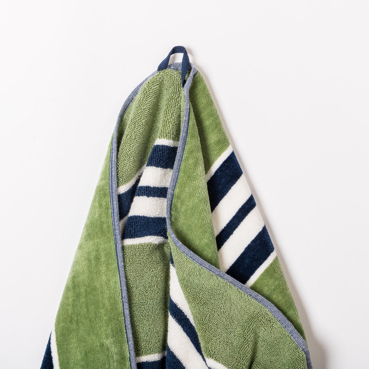 The Beach Towel x Julia Berolzheimer Green Stripes | Business & Pleasure Co.