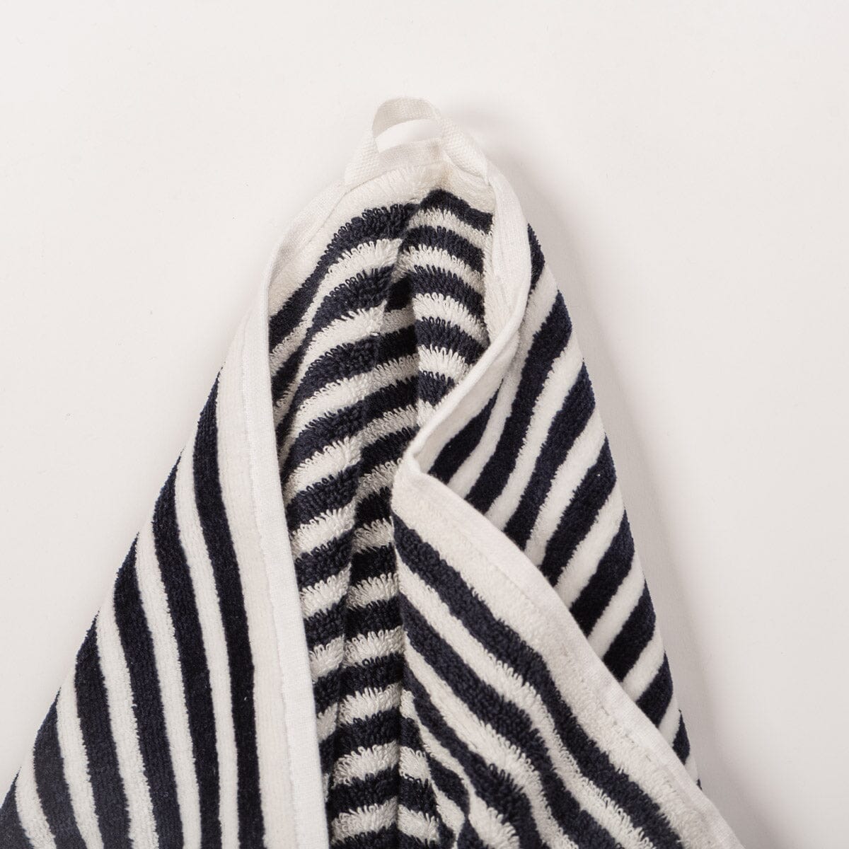 The Beach Towel - Lauren's Navy Stripe Beach Towel Business & Pleasure Co