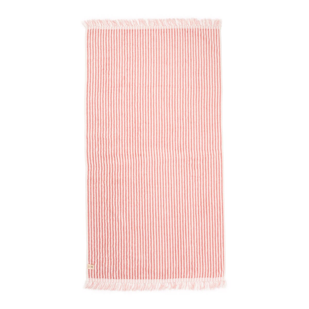 The Beach Towel - Lauren's Pink Stripe Beach Towel Business & Pleasure Co