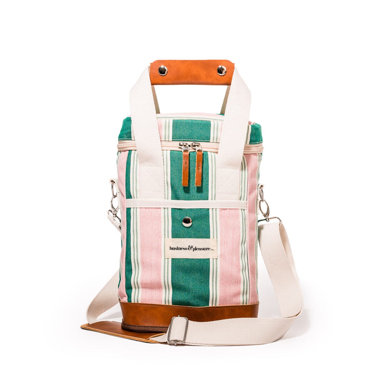 The Wine Cooler Tote Bag - Bistro Green Wine Cooler Tote Bag Business & Pleasure Co.