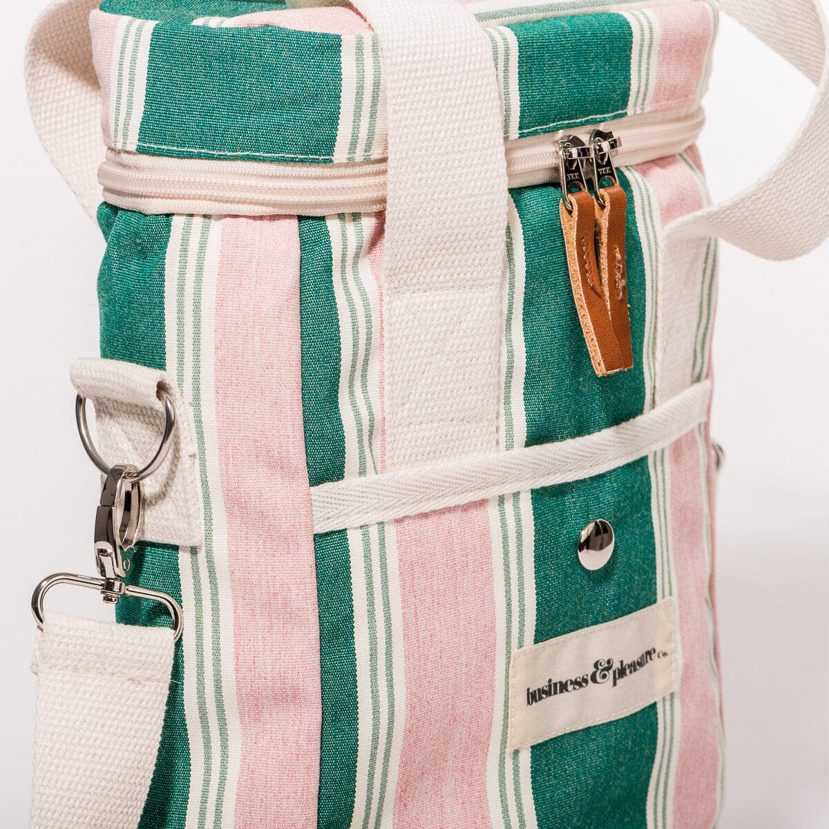 The Wine Cooler Tote Bag - Bistro Green Wine Cooler Tote Bag Business & Pleasure Co.