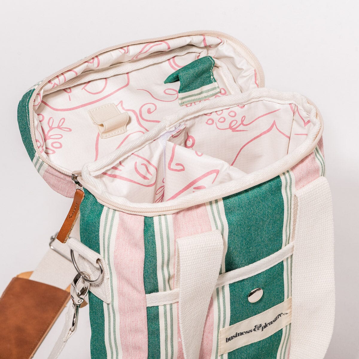 The Wine Cooler Tote Bag - Bistro Green Wine Cooler Tote Bag Business & Pleasure Co.