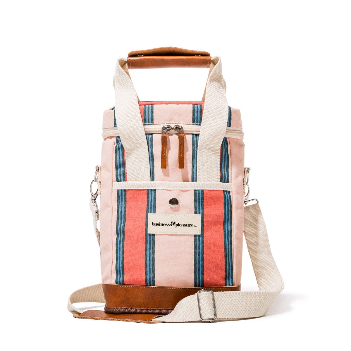 The Wine Cooler Tote Bag Bistro Pink Business Pleasure