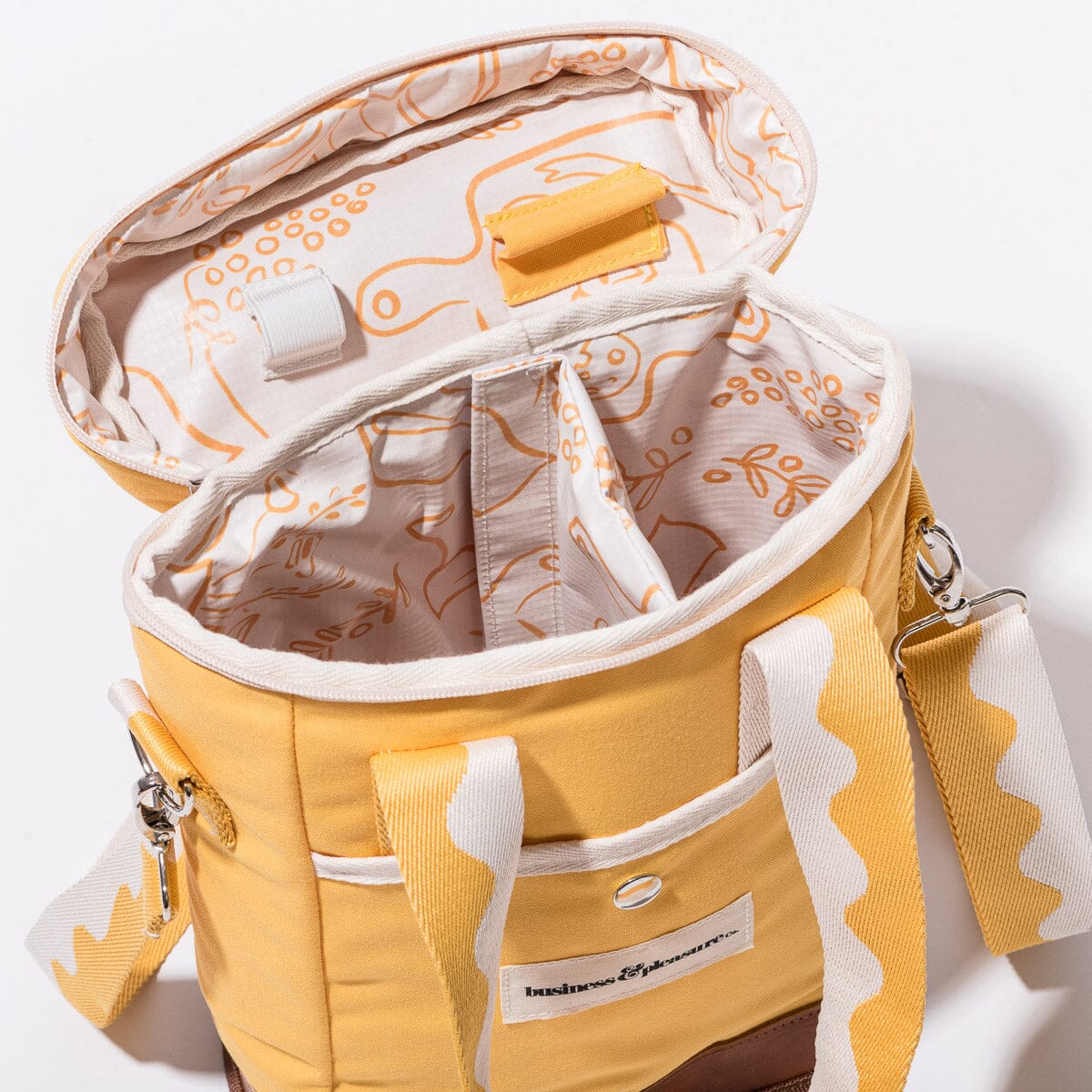 The Wine Cooler Tote Bag - Rivie Mimosa Wine Cooler Tote Bag Business & Pleasure Co