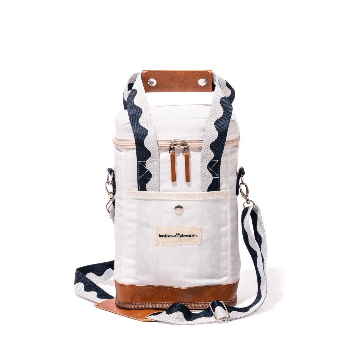 The Wine Cooler Tote Bag - Rivie White Wine Cooler Tote Bag Business & Pleasure Co