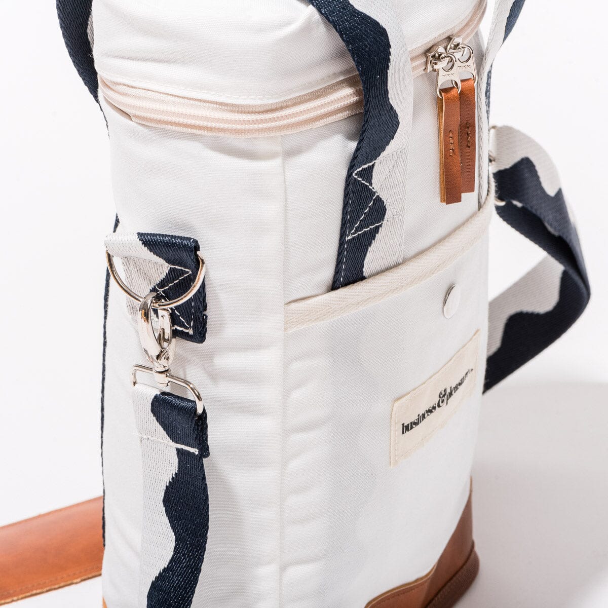 The Wine Cooler Tote Bag - Rivie White Wine Cooler Tote Bag Business & Pleasure Co