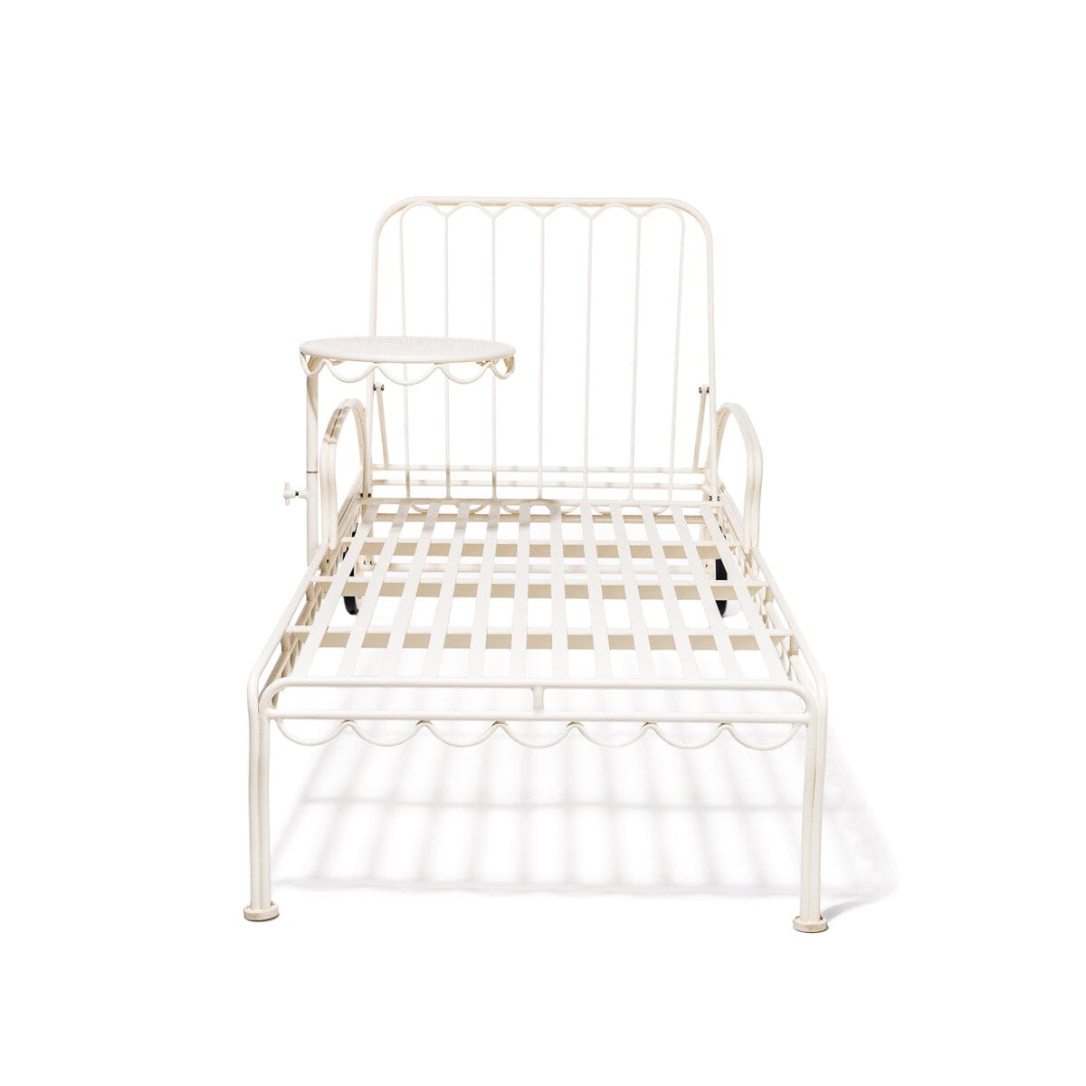 The Al Fresco Sun Lounger - Frame - Antique White Al Fresco Sun Lounger Business & Pleasure Co.