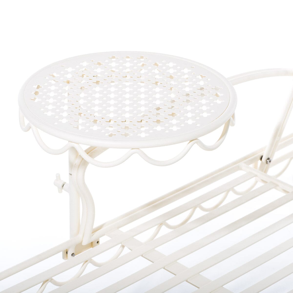 The Al Fresco Sun Lounger - Frame - Antique White Al Fresco Sun Lounger Business & Pleasure Co.