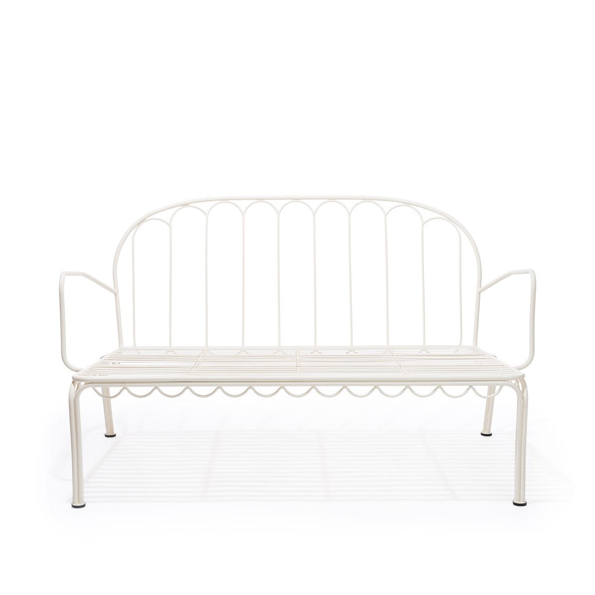 The Al Fresco Love Seat - Antique White Al Fresco Love Seat Business & Pleasure Co 