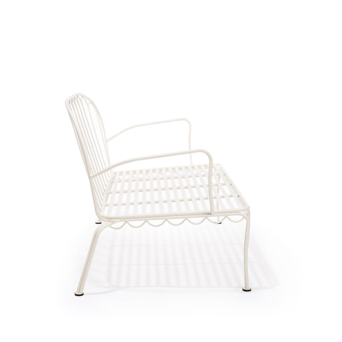 The Al Fresco Love Seat - Antique White Al Fresco Love Seat Business & Pleasure Co