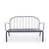 Swatch for The Al Fresco Love Seat - Frame - Vintage Black