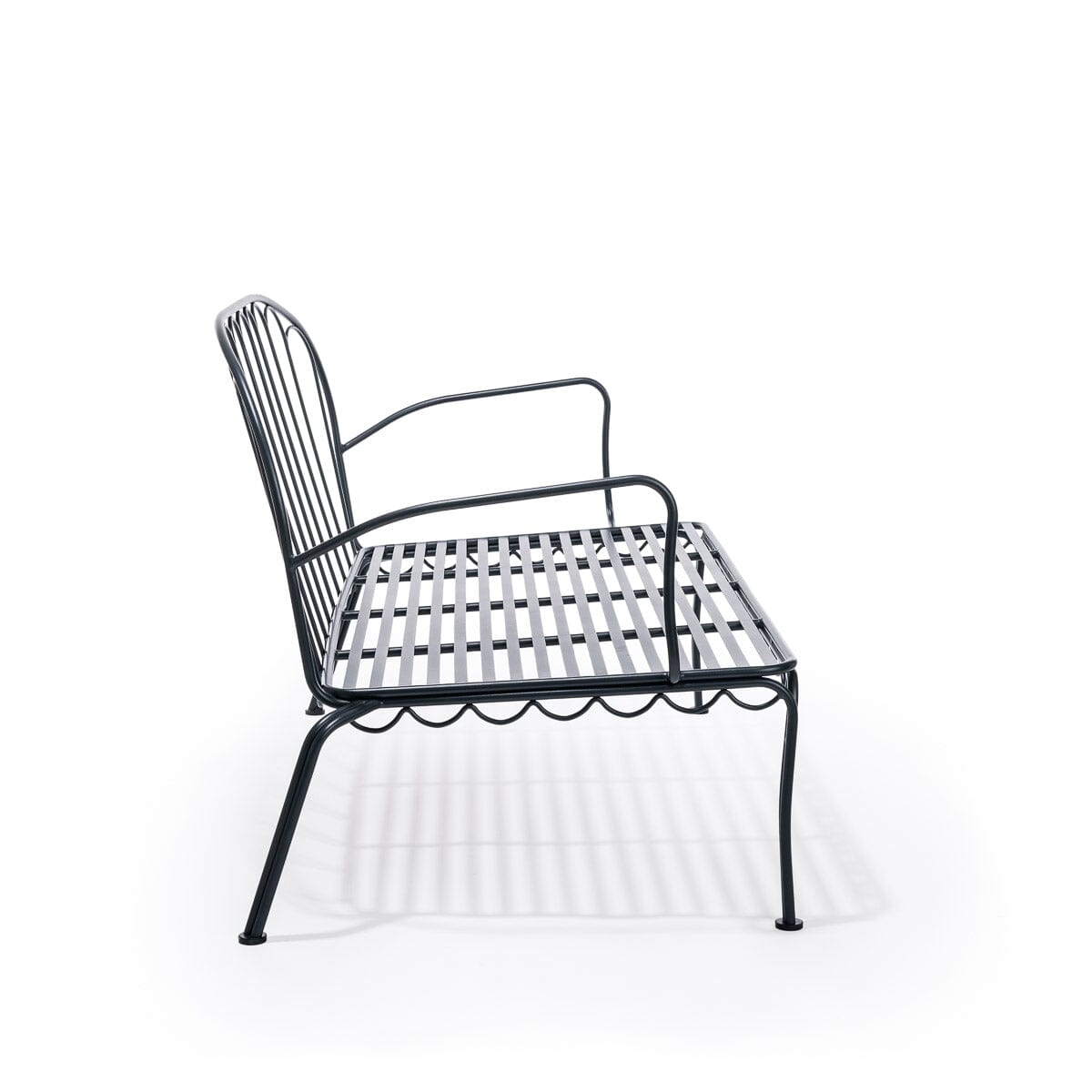 The Al Fresco Love Seat - Vintage Black Al Fresco Love Seat Business & Pleasure Co
