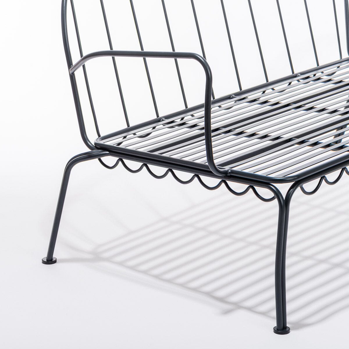 The Al Fresco Love Seat - Frame - Vintage Black Al Fresco Love Seat Business & Pleasure Co.