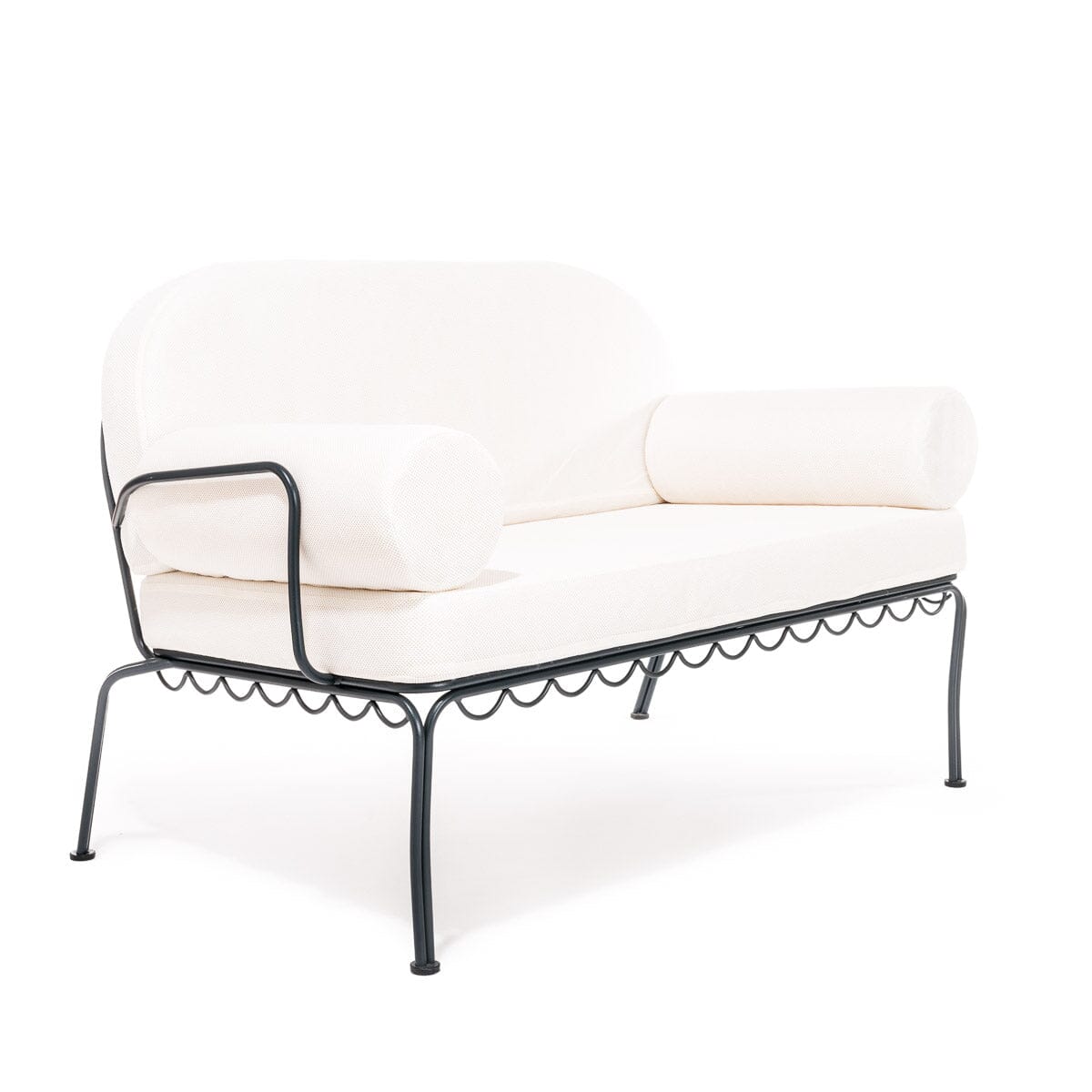 The Al Fresco Love Seat - Frame - Vintage Black Al Fresco Love Seat Business & Pleasure Co.
