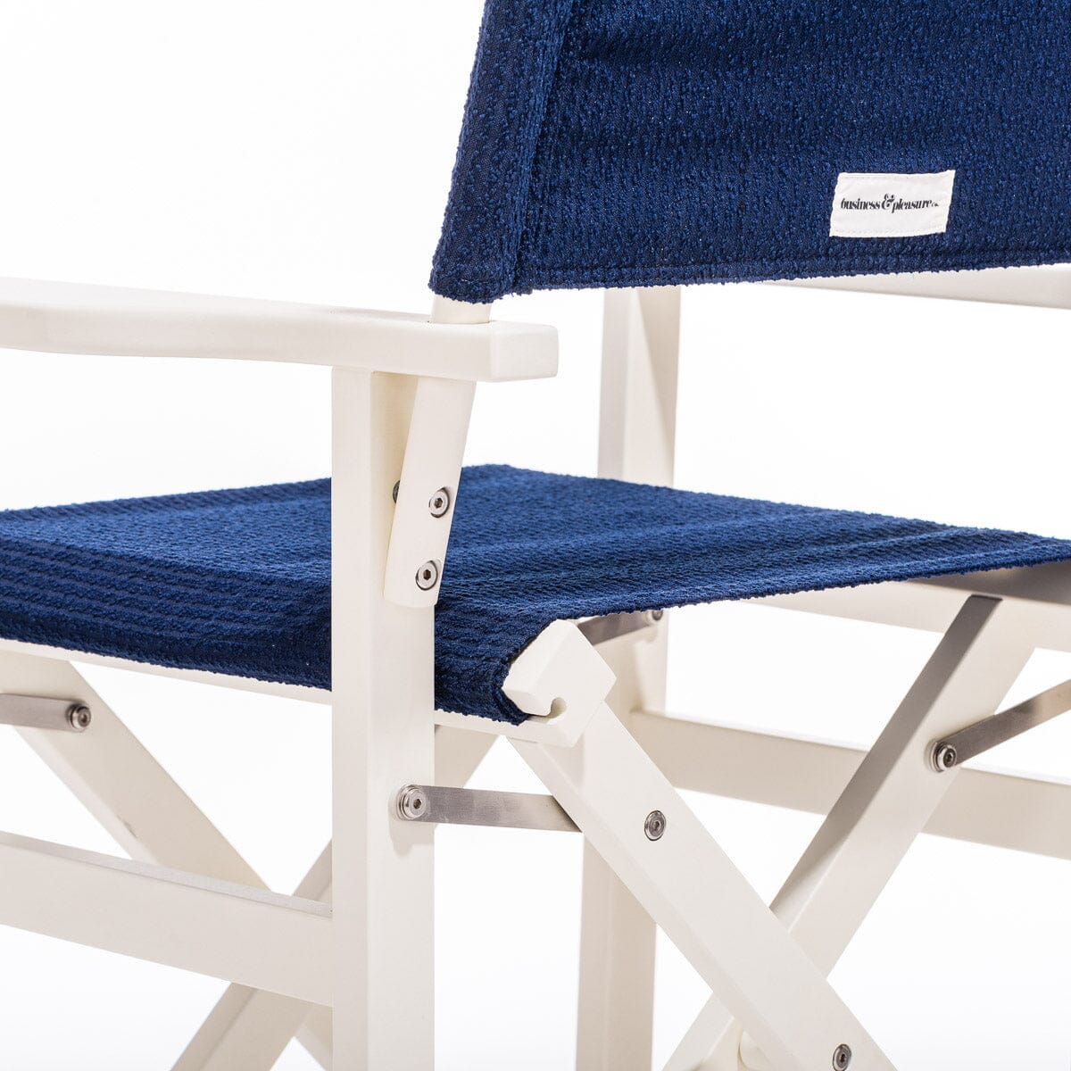 The Directors Chair - Table Height - Corduroy Navy Directors Chair Business & Pleasure Co.