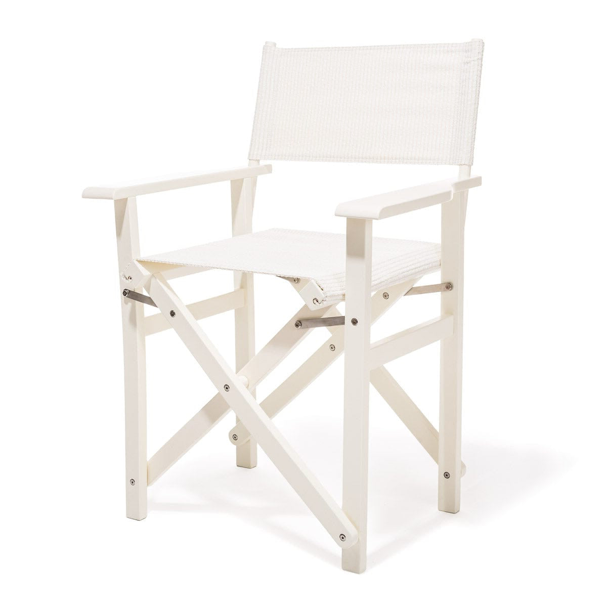 The Directors Chair - Table Height - Corduroy Antique White Directors Chair Business & Pleasure Co.