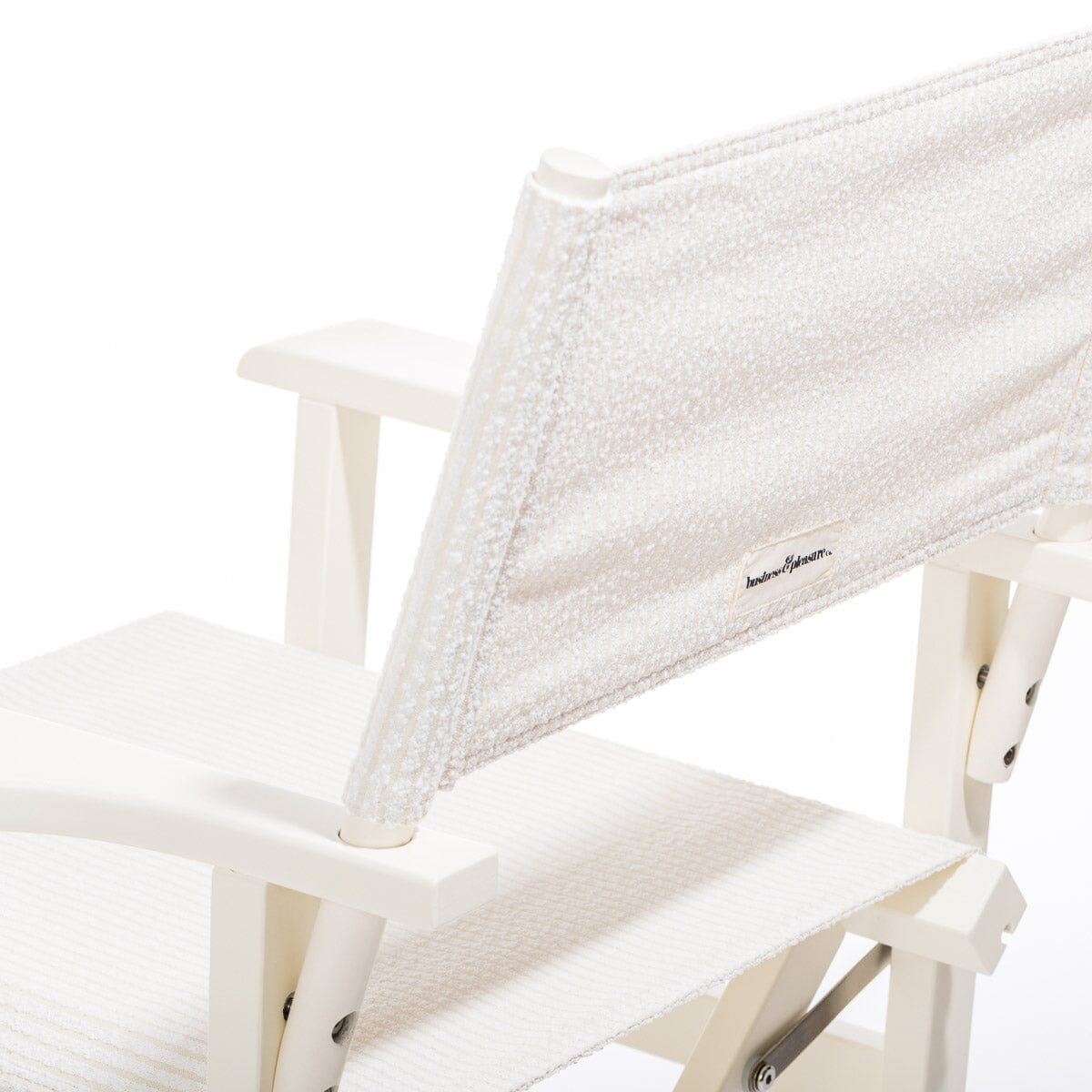 The Directors Chair - Table Height - Corduroy Antique White Directors Chair Business & Pleasure Co.