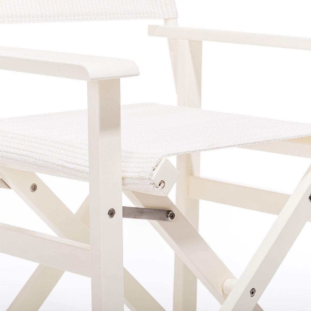 The Directors Chair - Table Height - Corduroy Antique White Directors Chair Business & Pleasure Co.