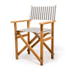 Swatch for The Directors Chair - Table Height - Monaco Black Stripe