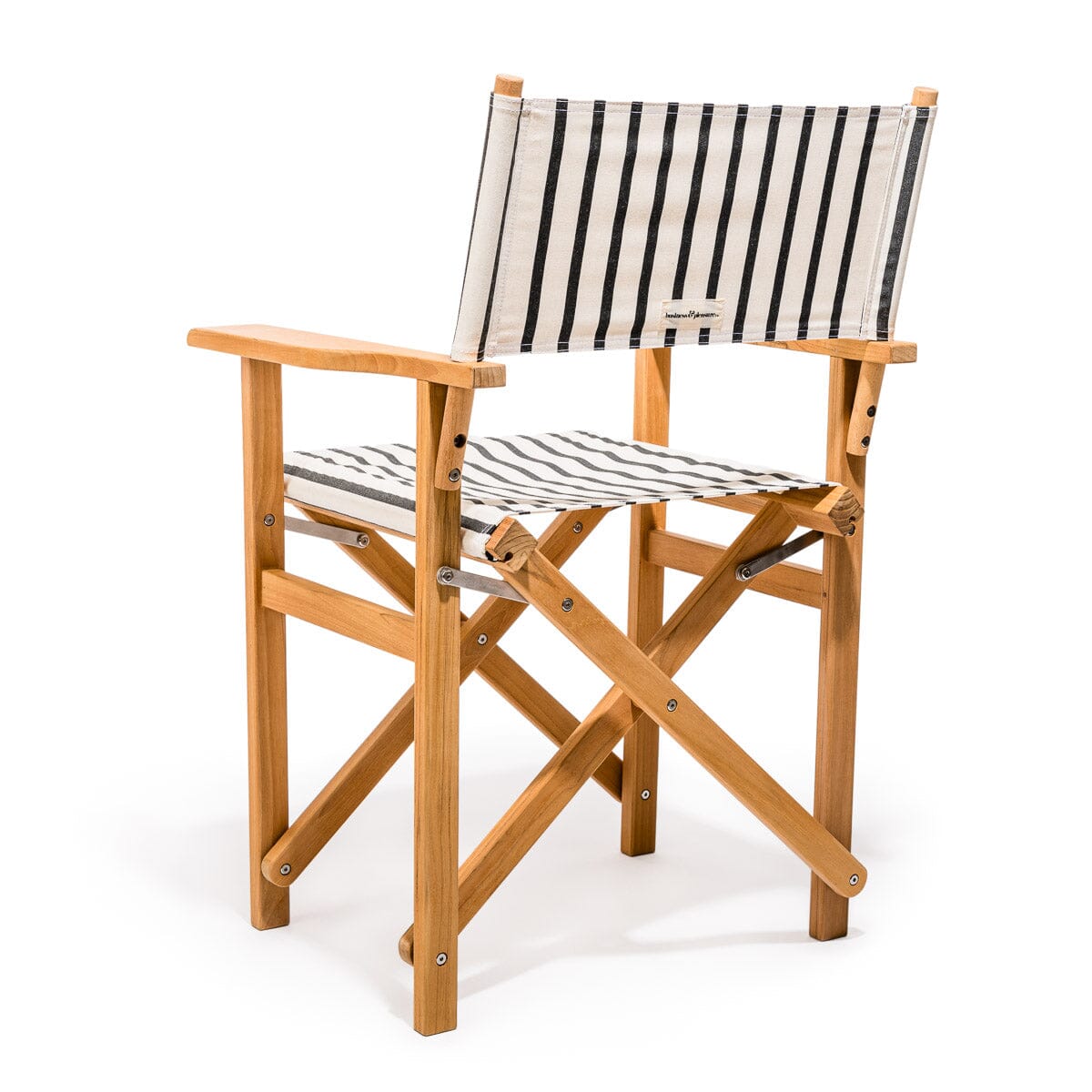 The Directors Chair - Table Height - Monaco Black Stripe Directors Chair Business & Pleasure Co